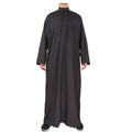 Muslim Men Long Sleeve Thobe Middle East Saudi Arab Kaftan Islamic Abaya Dress Dubai Robes