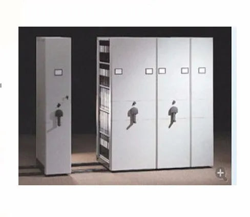 Modern Mobile Filing Rack for Library Book Storage Factory Supply Cold Roll Steel Plate Moving Mass Shelf for School Warehouse