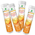 Private Label VC Effervescent Tablets Adult Vitamins Electrolyte Rich Energy Supplement Multiple Fruit Flavors Beauty Product