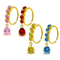 Gaby New Nose Piercing Bulk Stainless Steel Nose Hoops Hoop Teardrop Dangling Nose Rings Wholesale Piercing Jewelry