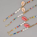 Bohemian seed beads sunglasses with chain around ear  fashion sunglasses chain strap
