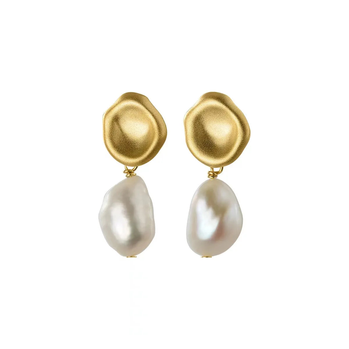 Fine Women Silver 925 Drop Pearl Earrings Gold Plated Jewelry Earrings Stud Custom Luxury Earring Plata 925 Al Por Mayor