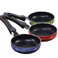 Mini Nonstick Aluminum Alloy Frying Pan with Bakelite Handle Induction Compatible Glass Cover Eco-Friendly Kitchen Tool