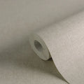 Made in Germany - Plain Wallpaper rolls Colour Beige Grey - Non Woven Vinyl - Wallpaper Textile Structure - 1005 x 053 m