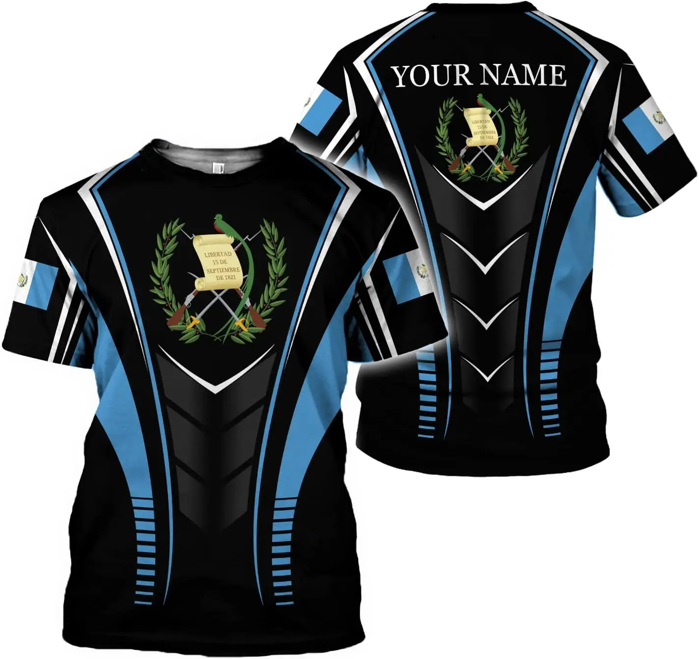 Fitspi Custom Guatemala Shirt Camisas Guatemala Flag T Shirts Guatemalan Pride T-shirt Guatemala Jersey Shirt