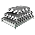Stainless Steel Dog Toilet Removable Tray Household Anti-Skid Large-Capacity Grid Double-Layer Design Pet Toilet Training Tray MegaBDM