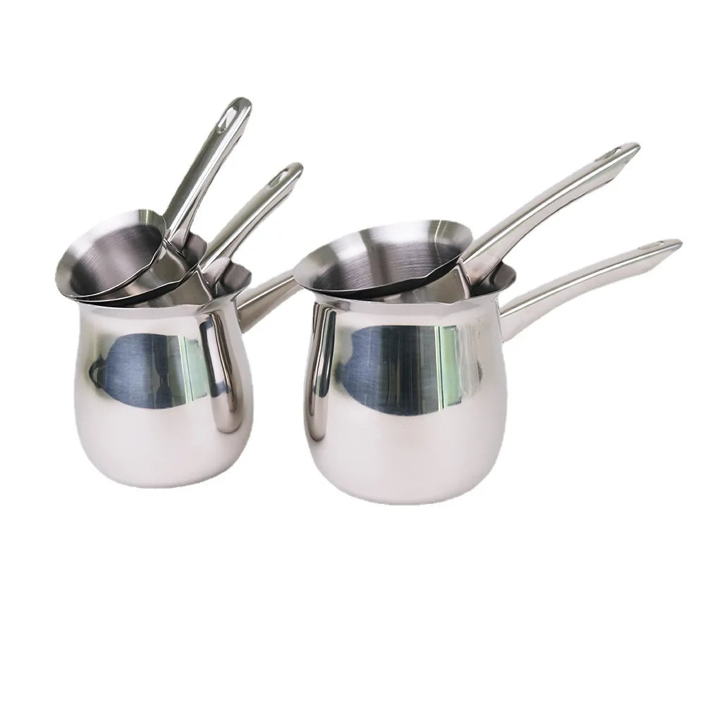 18/10 Gauge Stainless Steel Turkish Coffee Decanter Espresso Decanter Barista Coffee Decanter Pitcher