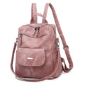 2025 Seven Colors Custom Wholesale High Quality Cute Black Mini College Girls School Woman PU Leather Backpack