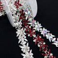 D027 Wholesale 10yards Crystal Rhinestone Chain Bridal Rhinestone Chain Fashion Rhinestone Tassel Chain
