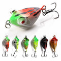 Popping Frog Lure Snakehead Frog Lure 4cm/6g Topwater Frog Lure Hard Plastic Fishing Bait