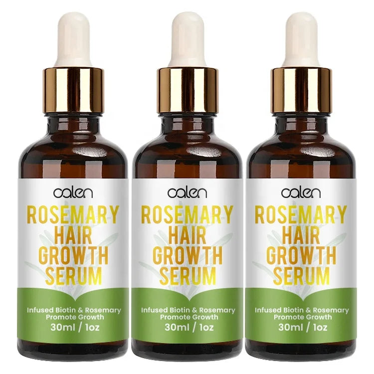 Oalen 100% Natural Wholesale 100% Growth Guarantee Improve Hair Growth Rosemary Hair Growth Serum