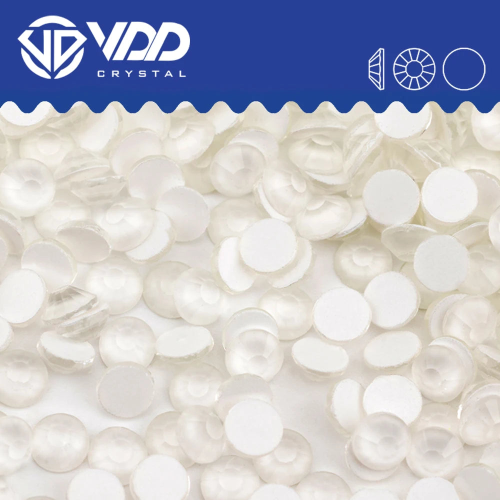 VDD 280 M Grey White SS6-SS30 Non-hotfix Glass Rhinestones Crystal Flatback Strass Stones for Nail Art DIY Decorations MegaBDM