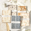 20pcs/pack  Mori Paper Workshop Series Dual Material European Bottoming Collage Decorative Rich Garden Material Paper
