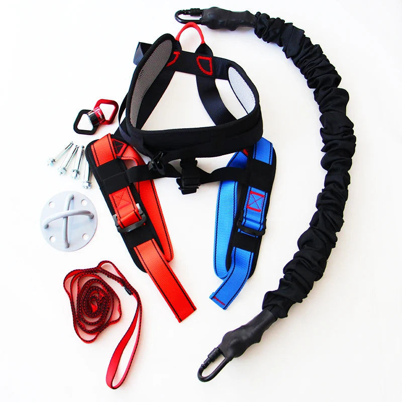 High Elasticity Indoor Trampoline Safety Belt Nylon Material Unisex for 5+ Years Old
