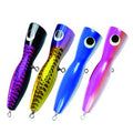 120g Tuna Wood Popper Lure Top Water Sea Fishing Trolling Wood Fishing Lure Blanks Hard Fishing Baits