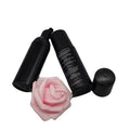 4oz Round Matte Black Plastic Foam Pump Bottle Refillable Frosted Flat Mouth Mousse Bottle