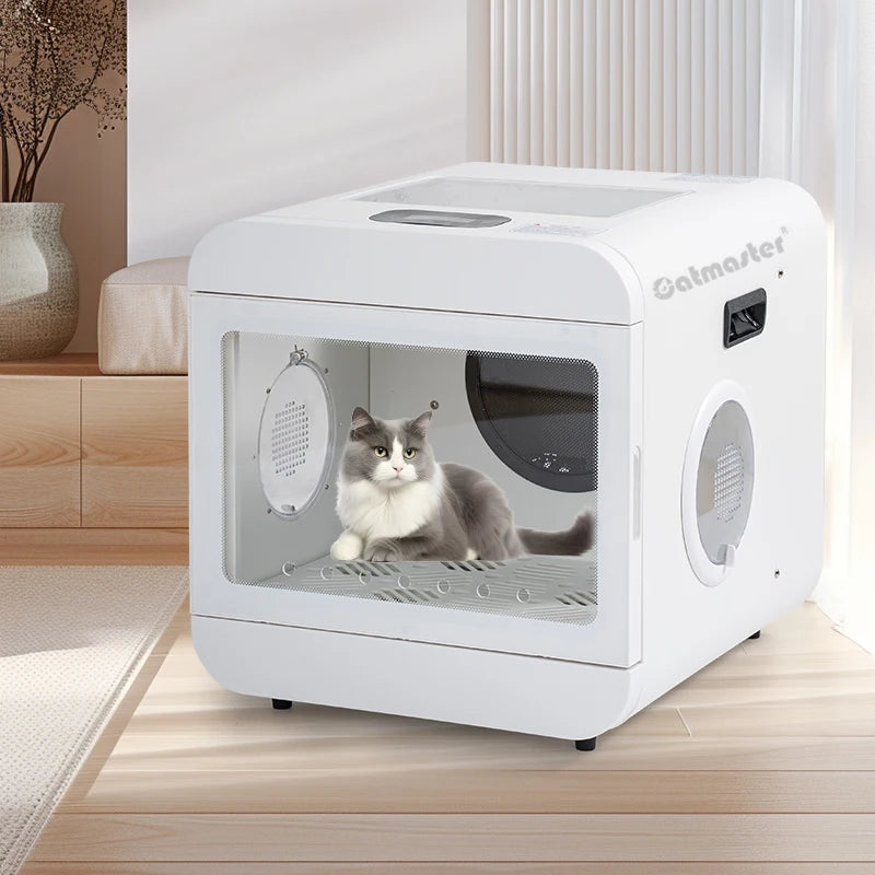 Cage Medium Professional Hair Dryers Dog Grooming for Machine Gooming Kit Vaccum Automatic Pet Dryer Box