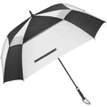 Luxury extra Size Semi Automatic Open Fiberglass Eco Friendly 54" Arc Windproof square  Umbrella