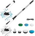 7 in 1 Electric Cleaning Brush Rechargeable Adjustable Cleaning Brush Bathroom Kitchen Cleaning Tool