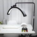 25inch UV Nail Desk Lamp Clip-on Led Table Half Moon Lash Lamp 40w Manicure Lamp With Diamond Beauty Tools Kit for Tattoo Nail