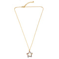 SY New Star Moon Diamond Pendant Necklace Choker Chain Classic Temperament Colored Zircon Necklace