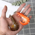 Factory Price Simulation Food Shrimp Keychain Backpack Pendant Children Toy OEM Your Design Keyring Decoration Accessories