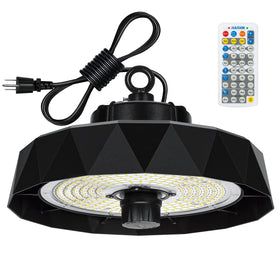 Microwave Sensor Daylight Sensor ufo Led High Bay ufo Highbay Led Light 200w 6500k Warehouse ufo Led High Bay Industry Lights
