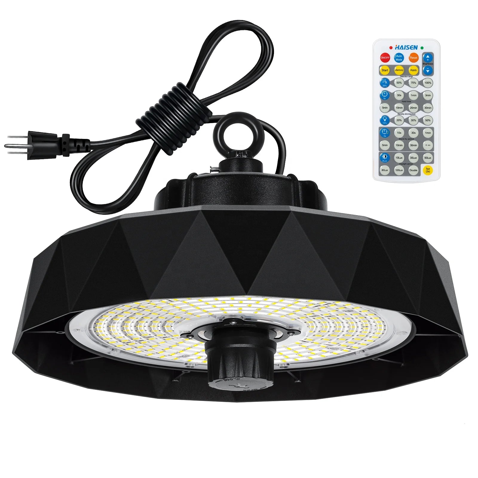 Microwave Sensor Daylight Sensor ufo Led High Bay ufo Highbay Led Light 200w 6500k Warehouse ufo Led High Bay Industry Lights