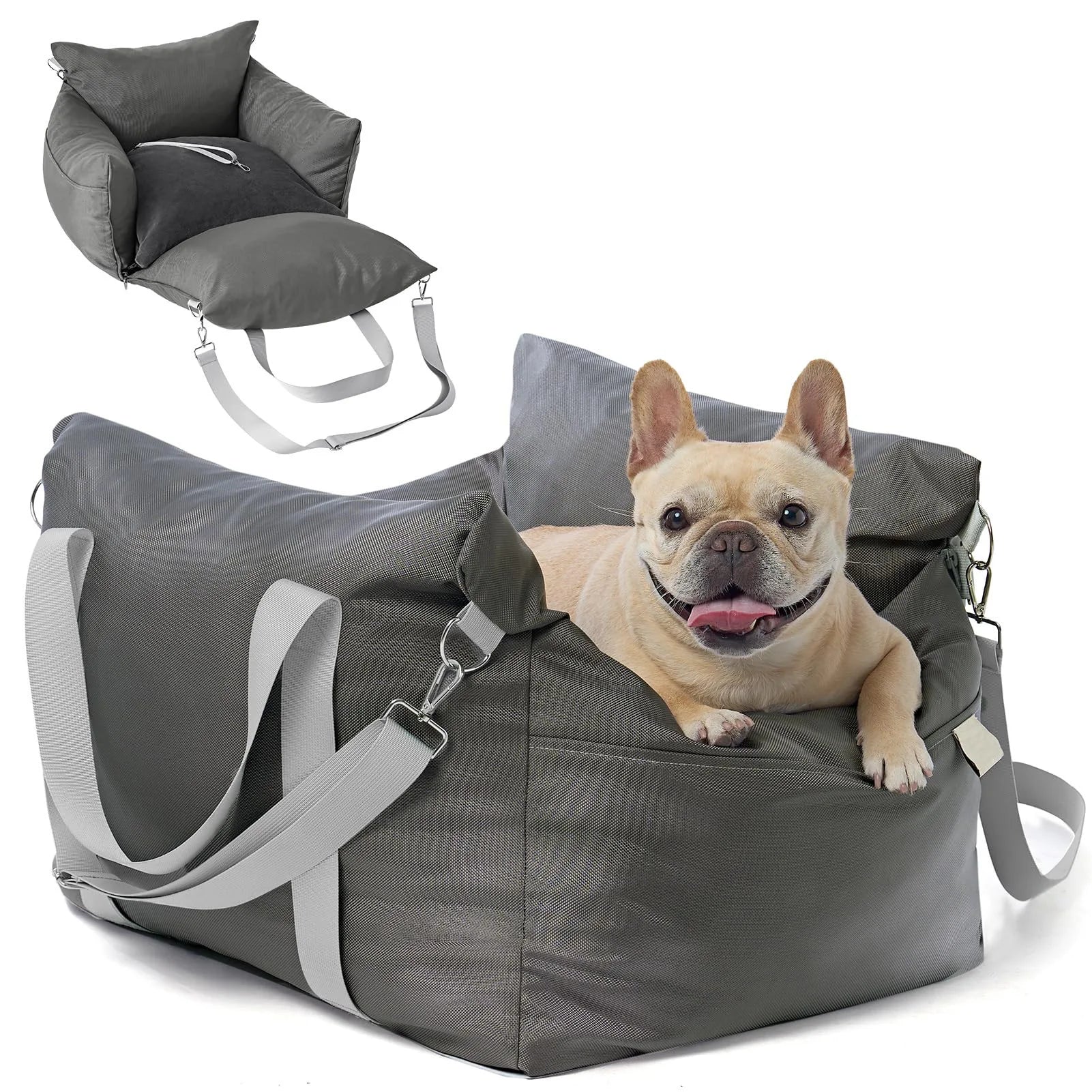 Factory Direct Sales Dog Co Driver Seat Cushion Adjustable Washable Portable Thick Anti slip Dog Bed