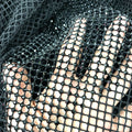 Lucky Shiny Width 1meter with Ss16 Rhinestone Mesh Fabric Diamond Mesh Fabric Strass Trimming for Dancing Dress
