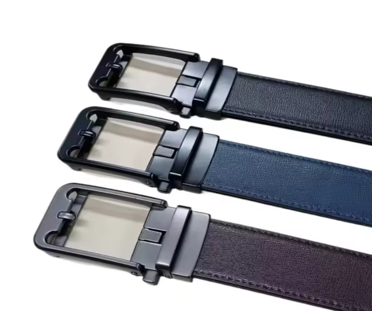 New Style Casual Automatic Buckle Belt Fashionable Luxury Business Men Leather Belt