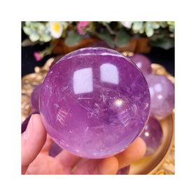 Wholesale Amethyst Sphere Natural Crystals Quartz Healing Stones Gemstone for Gift