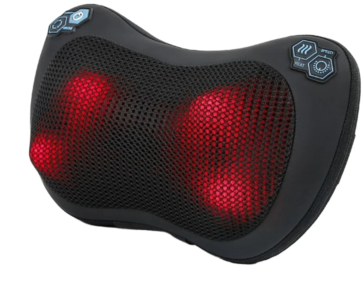 Electric Heating Waist Neck Back Vibration Massage Cushion Cushion for Chair Application with Relaxing Kneading Function