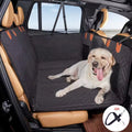 Extended Dog Car Seat Cover for Back Seat Extra Larger with Safety Belt Hard Bottom Car Back Seat Extender Dogs Fit for All Cars