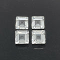 Square Shape 1.5mm~10.0mm Good Quality Faceted Natural Semi Precious Gemstone Stone Supplier Jewelry Making Natural White Topaz