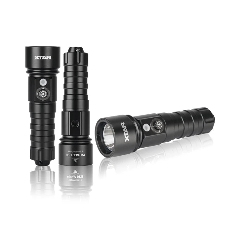 Xtar D26 1100LM 100M IPX8 18650 26650 Power Scuba Torch Underwater Led Diving Warm Cold Light Flashlight