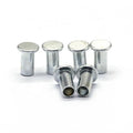 OEM Custom White Zinc Plated Iron Flat Head Semi Tubular Rivets Factory-Made