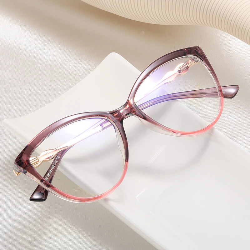 MS 92380 Women Lunettes De Luxe Eyeglasses Frame Prescription Optical Colored Stylish Spectacle Frames MOQ1 MegaBDM