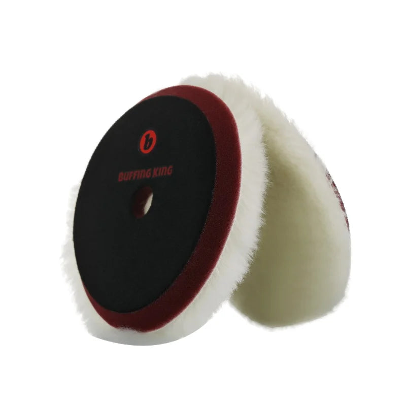 2025 Most Popular High Grade 100% Fine Wool Buffing Pads 5in 6in Coarse Grit 2000 Disc Shape Car Body Polishing OEM Wholesale