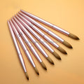 Kolinsky Acrylic Nail Brush 100% Crimp Metal Handle and Brush Private Label Service Available