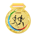 Wholesale Cheap Metal Zinc Alloy Marathon Medals Design Your Own Zinc Alloy 3D Gold Award Running Custom Metal Sport Medal