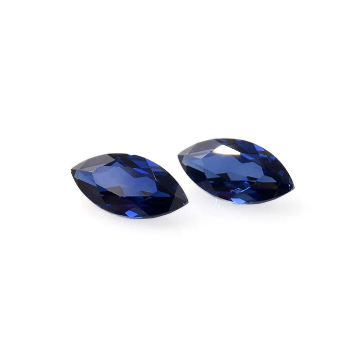 High Quality Hand Made Lab Grown Loose Blue Sapphire Gemstone Marquise Shape for Fashion Jewelry