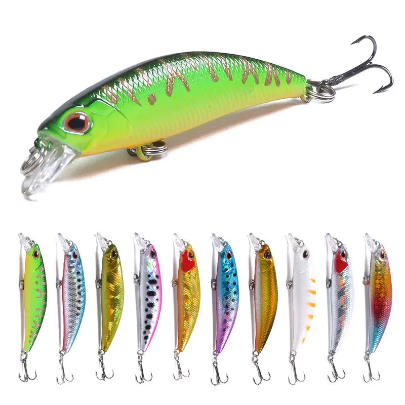 Wholesale NE013 6cm 4.5g Artificial ABS Hard Plastic Bait Mini Sinking Minnow Fishing Lures