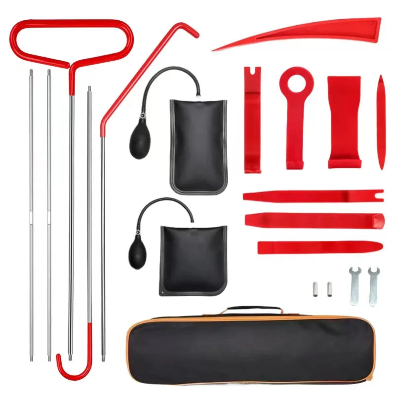 New Car Kit Auto Trim Removal Kit Long Reach Grabber Non Marring Wedge Lockout Tools Kit