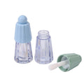 Custom Rhombus Umbrella Cap 4.5ml Lip Gloss Bottle Cosmetic Liquid Lipstick Lip Glaze Tube Cosmetic Plastic Container Packaging