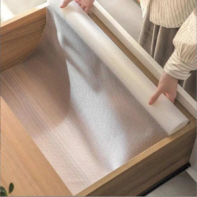 30*500cm 500GSM 100% Eva Eco-friendly Clear or Colored EVA Liner Anti slip Drawer Mat Shelf Liner Placemat Pad Diamond Strip