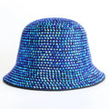 2023 Trend Bling Bling Diamond Rhinestone Encrusted Colorful Bucket Hat Crystal Hat USA