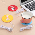 USB Warmer Gadget Cartoon Thin Cup-Pad Coffee Tea Drink Heater Tray Mug Pad Nice Gift