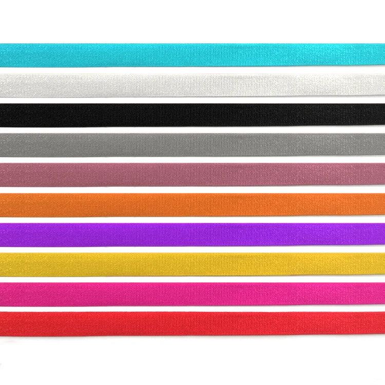 Manufacturer Polyester Nylon Bra Strap Elastic Webbing 10mm 15mm 18mm Elastic Band for Bra Strap