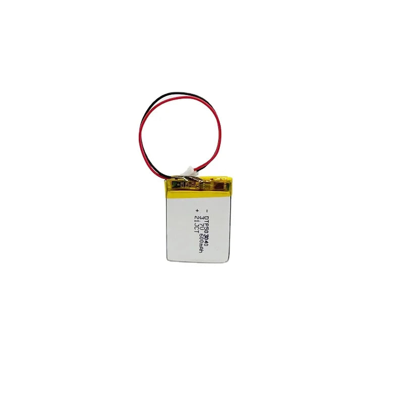 Hot Sale Lithium KC Certified Model DTP 503040 3.7v 600mah Li Polymer Rechargeable Lipo Batteries Battery Customized with PCB
